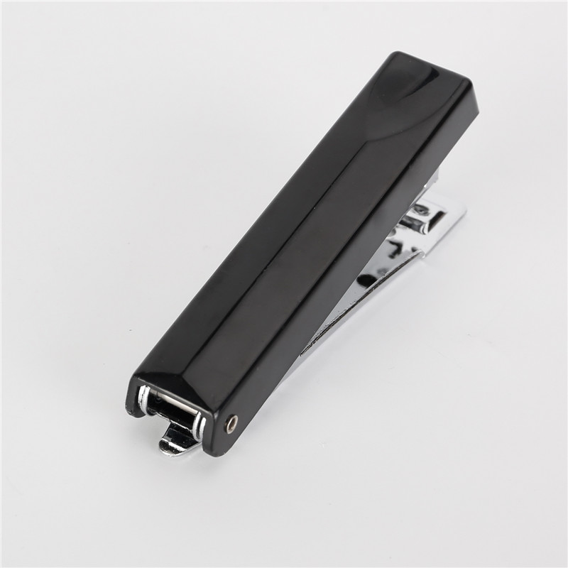 Back Side of Black Pocket Plastic Stapler