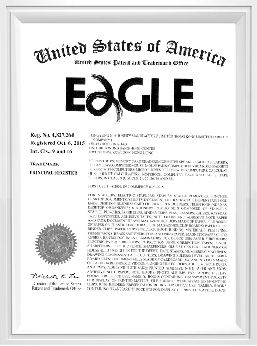 Certificates-USA Trademark Certificate