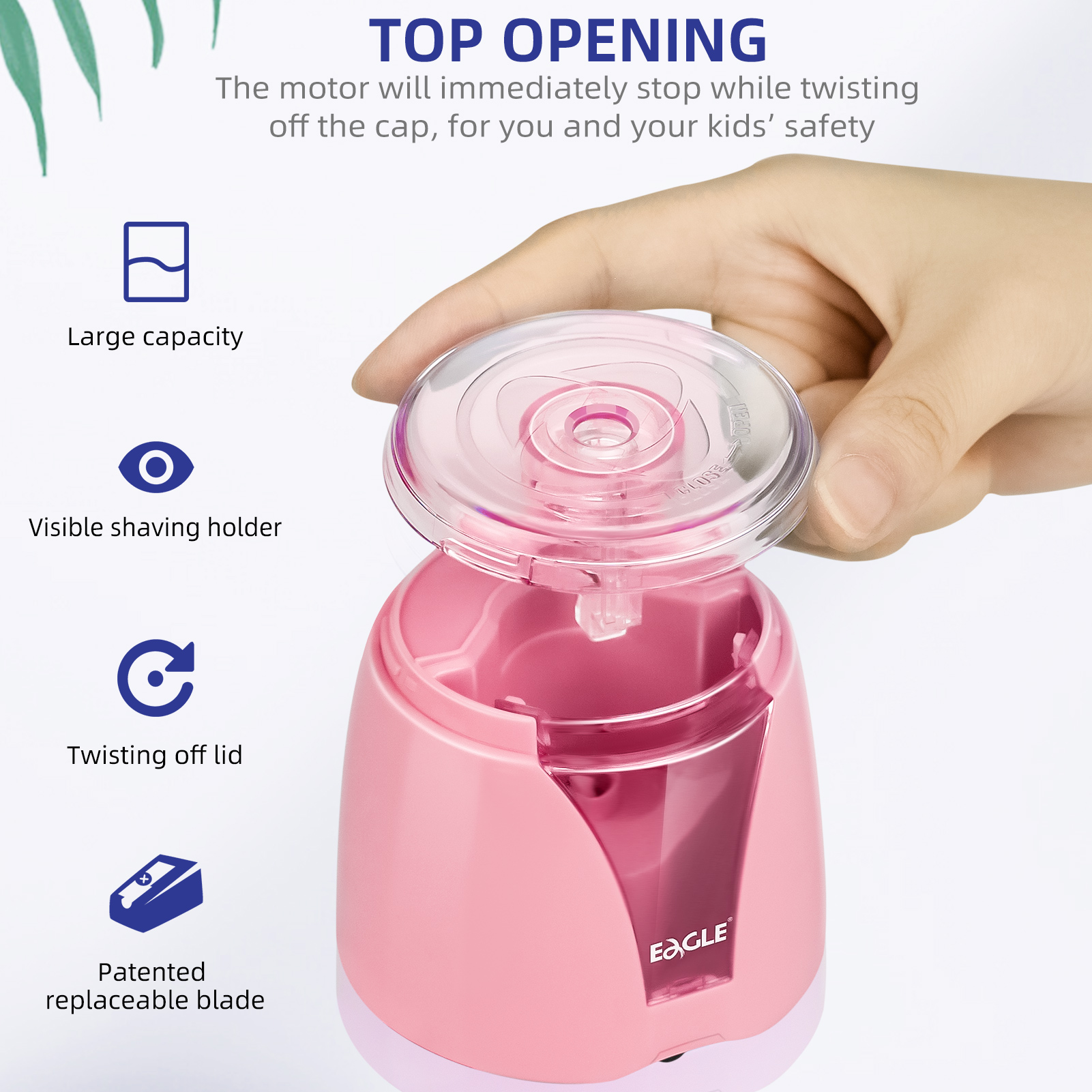 Eagle TY35 Portable Automatic Pencil Sharpener