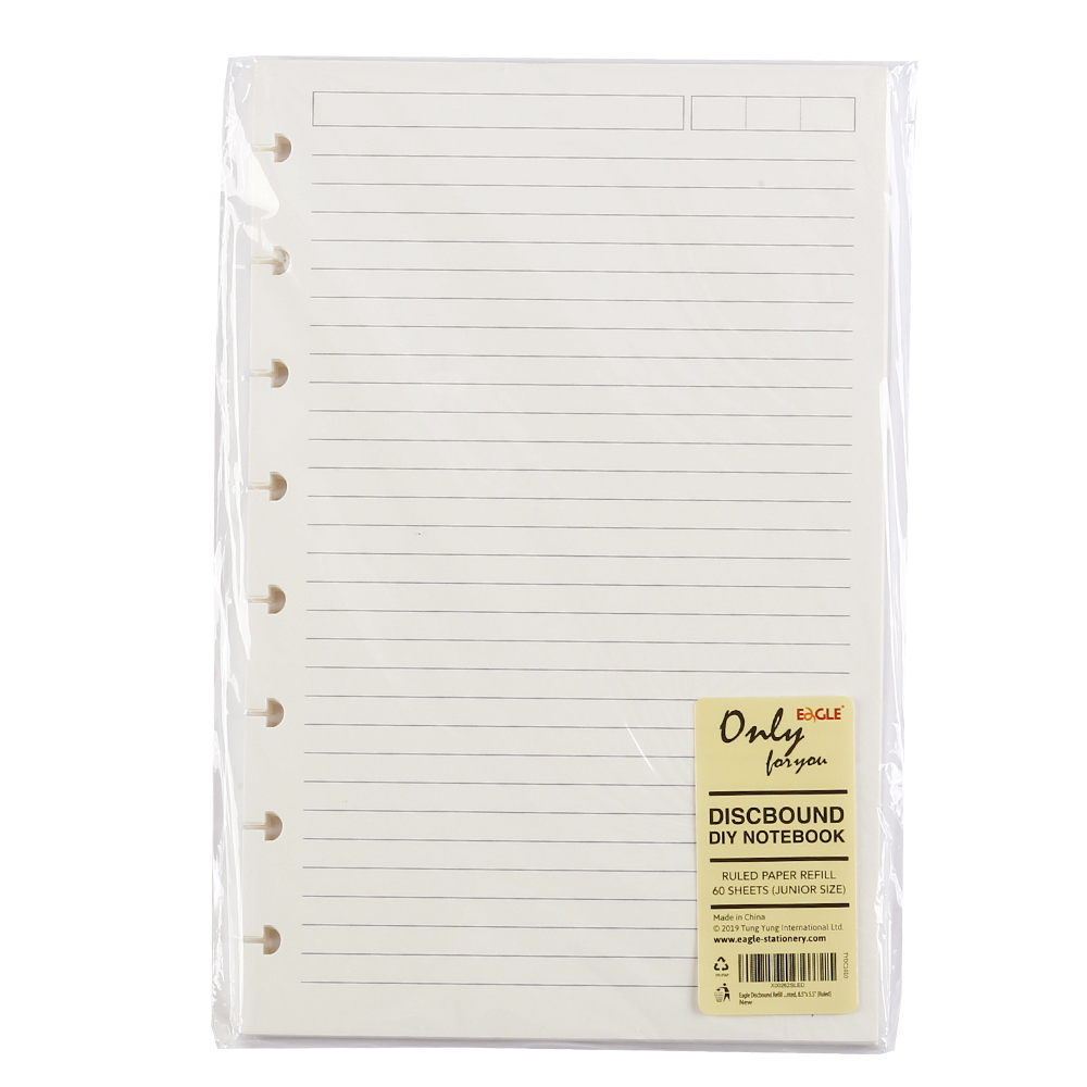 Eagle TYDC1010 Refill for Discbound Notebook Lined Paper