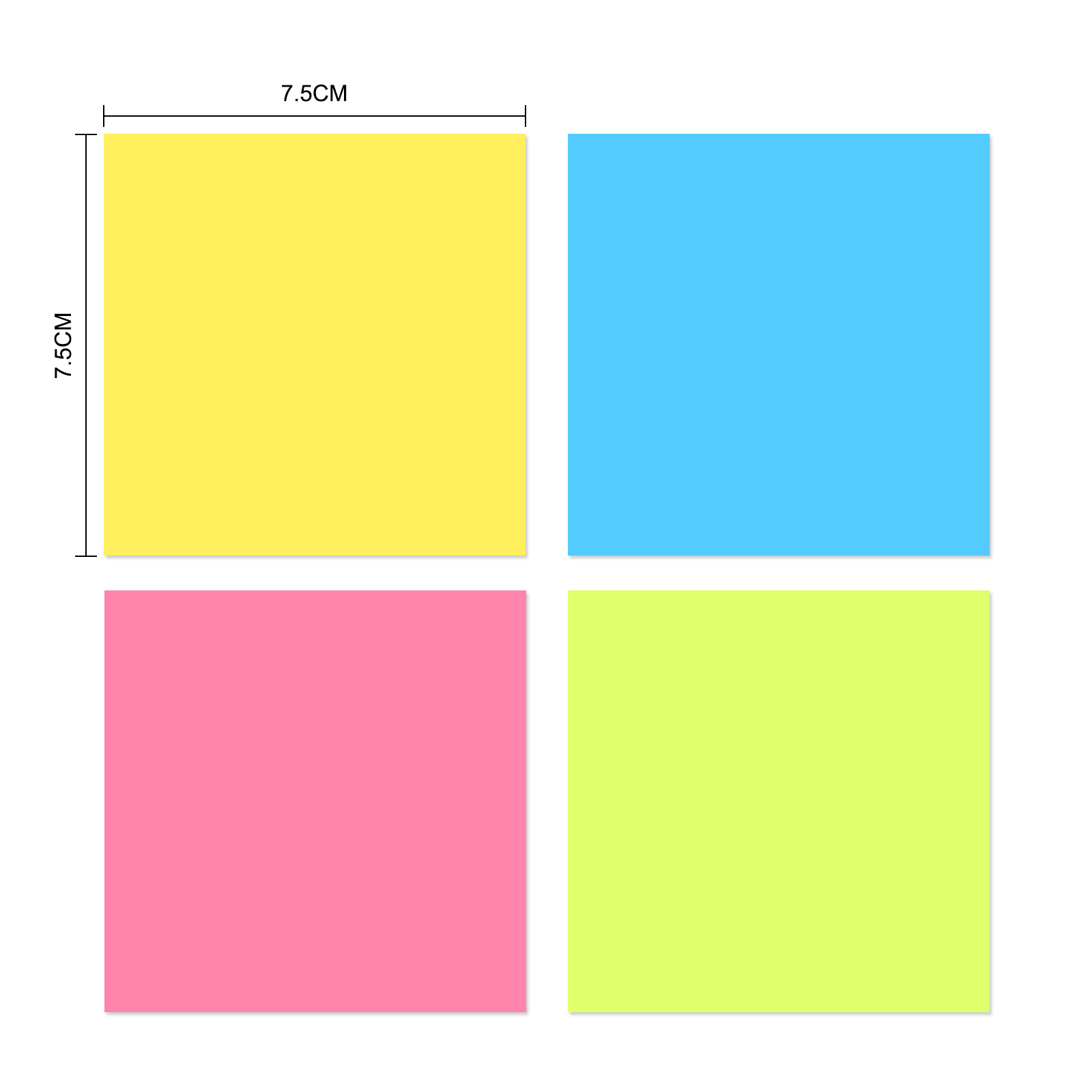 EAGLE Transparent pet index tabs Office transparent memo pads 654-4P Sets for office supply