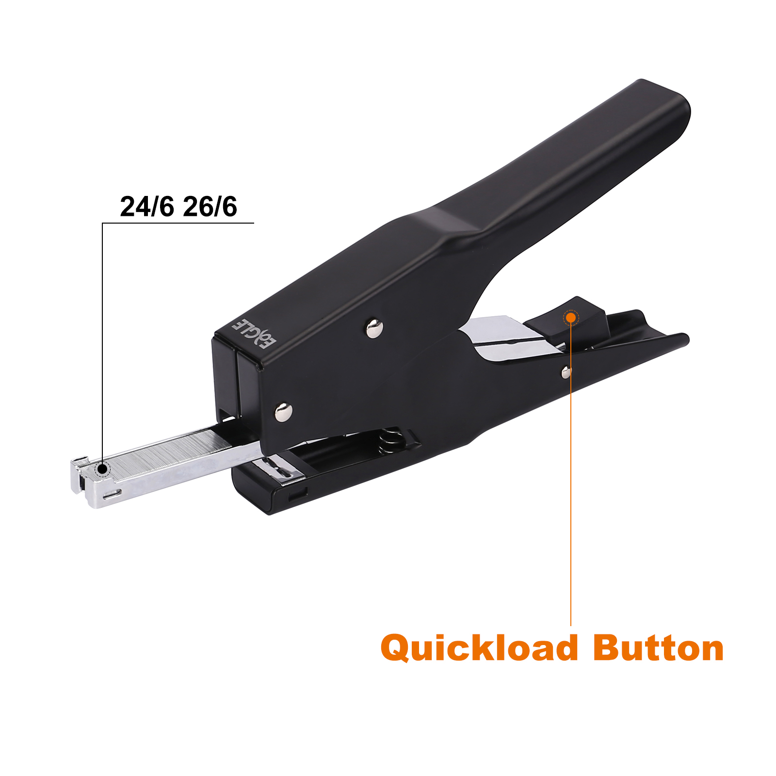 Eagle Hand Holding Manual Staplers Stationery Plastic Stapler TYST871 For Office Supply