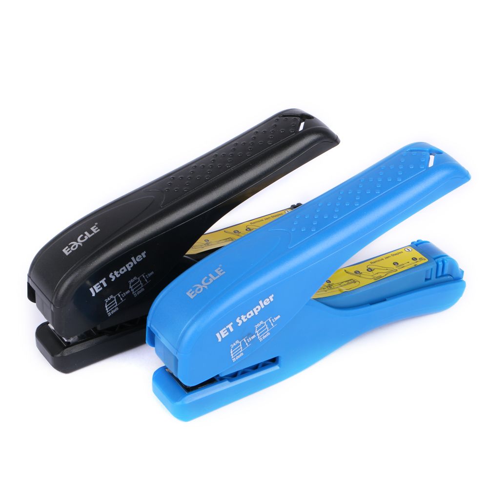 Eagle S10065 Handheld Stapler Force Saving Plastic Jet Stapler Paper Fastener Binding Stapler For Office And School