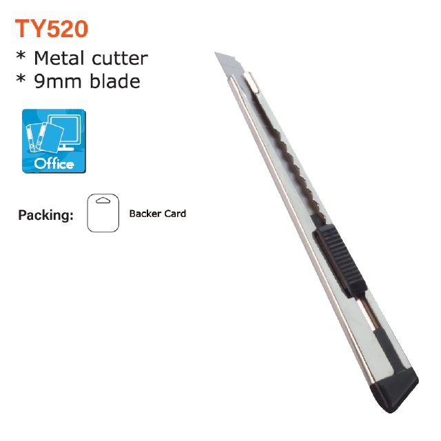 Eagle TY520 Factory Direct Sales Multifunctional Aluminum Alloy Express Delivery Utility Knife Industrial Metal Utility Knife