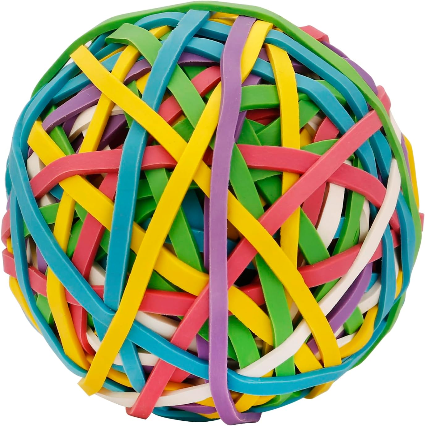Eagle TYB32 Elastic Rubber Bands Ball, 170 Bands Per Ball, Assorted Colour