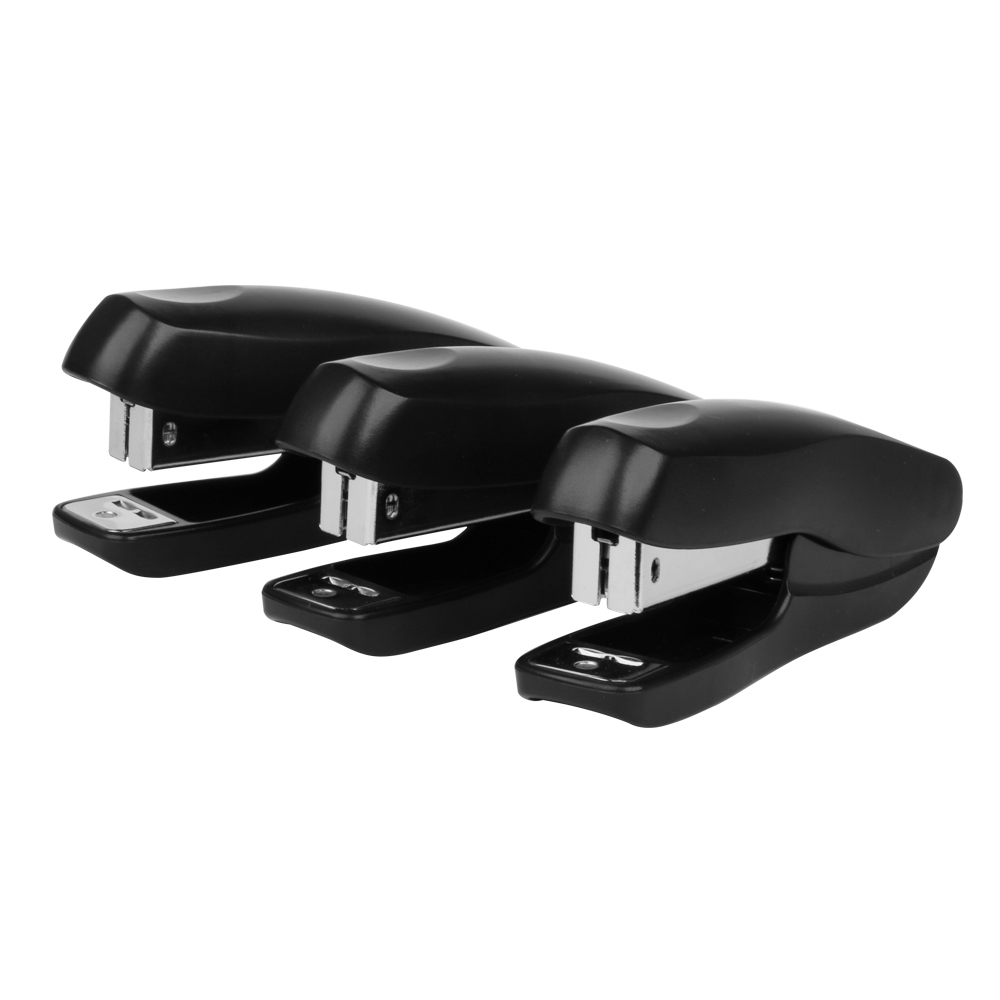 EAGLE S5072 Black Color Easy Loading Mechanism Staplers 15 Sheets Office Stationery for 24/6 26/6 Staples