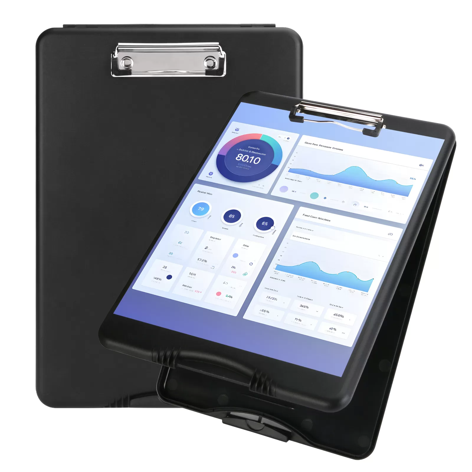 Eagle F5144 Multi-functional Hardboard Clipboard 34 x 24cm Laminated Lightweight PVC Plastic Paper Storage