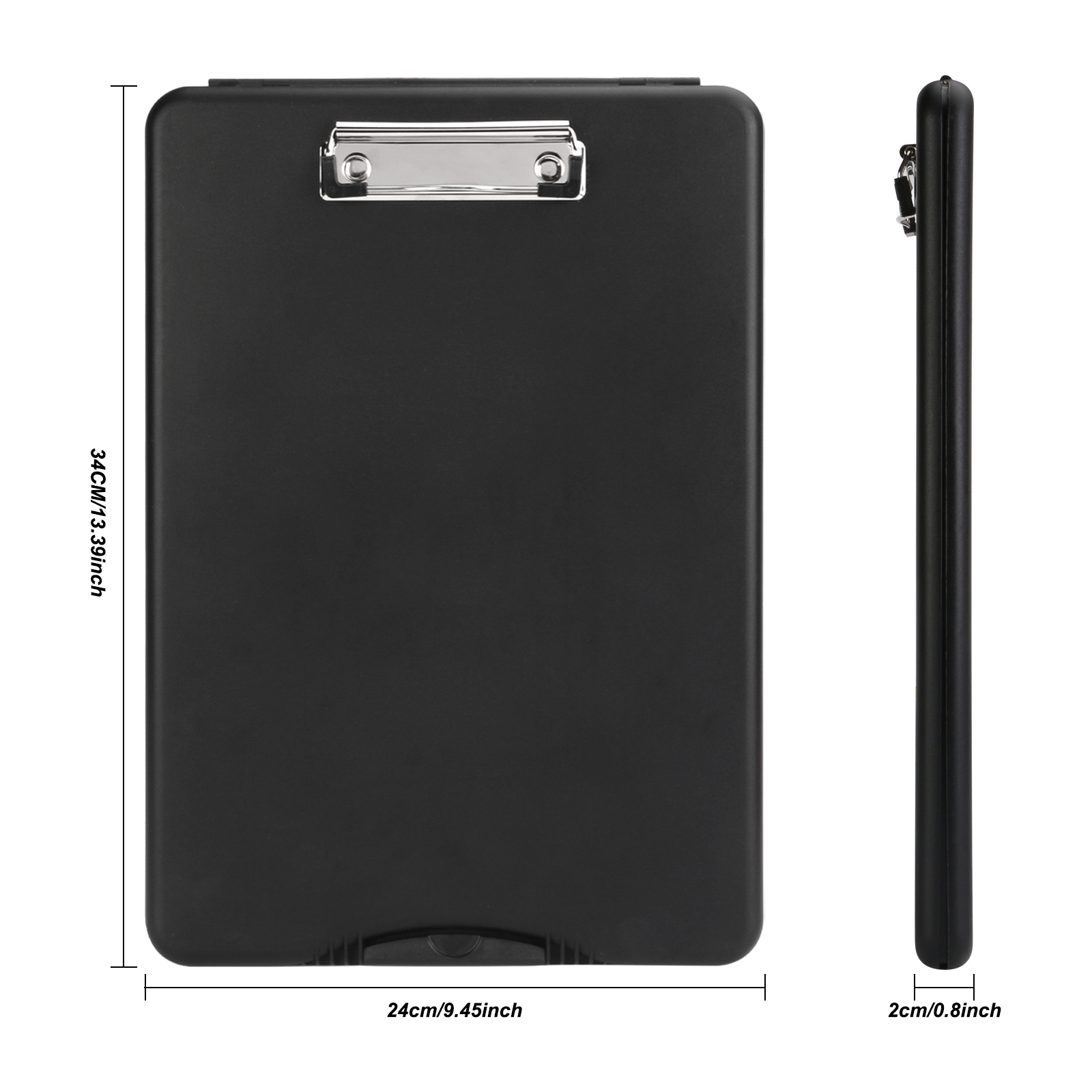 Eagle F5144 Multi-functional Hardboard Clipboard 34 x 24cm Laminated Lightweight PVC Plastic Paper Storage