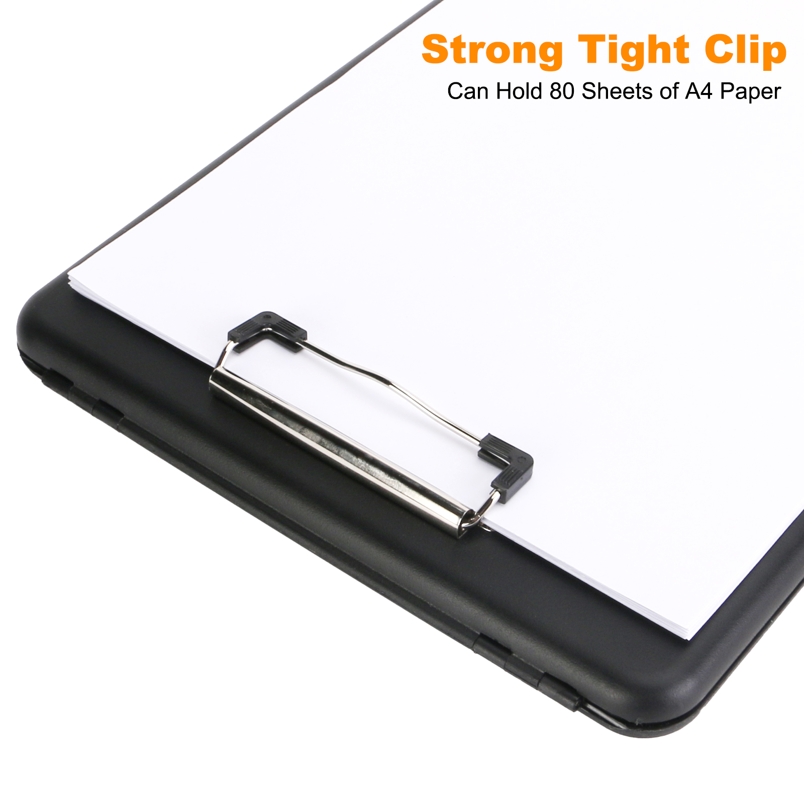 Eagle F5144 Multi-functional Hardboard Clipboard 34 x 24cm Laminated Lightweight PVC Plastic Paper Storage