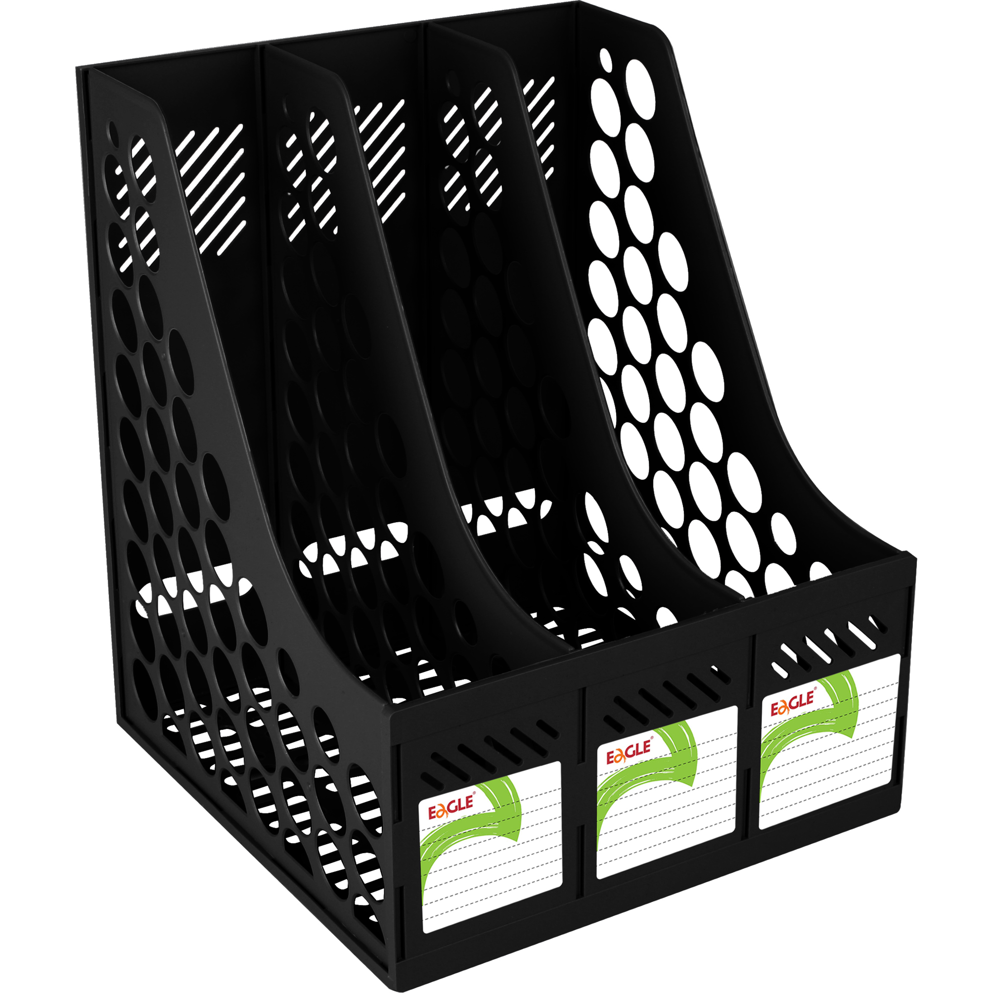 Eagle TY1903-2-EL Stationery Document Foldable Sorting Box 25.5 X 25.8 X 31 CM File Folder Storage Magazine Rack