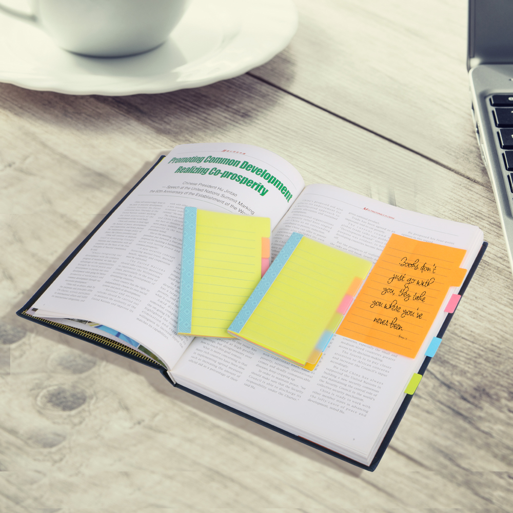 Eagle 691T Sticky Notes and Page Markers Binder Sticky Note Pad Set Note Tabs