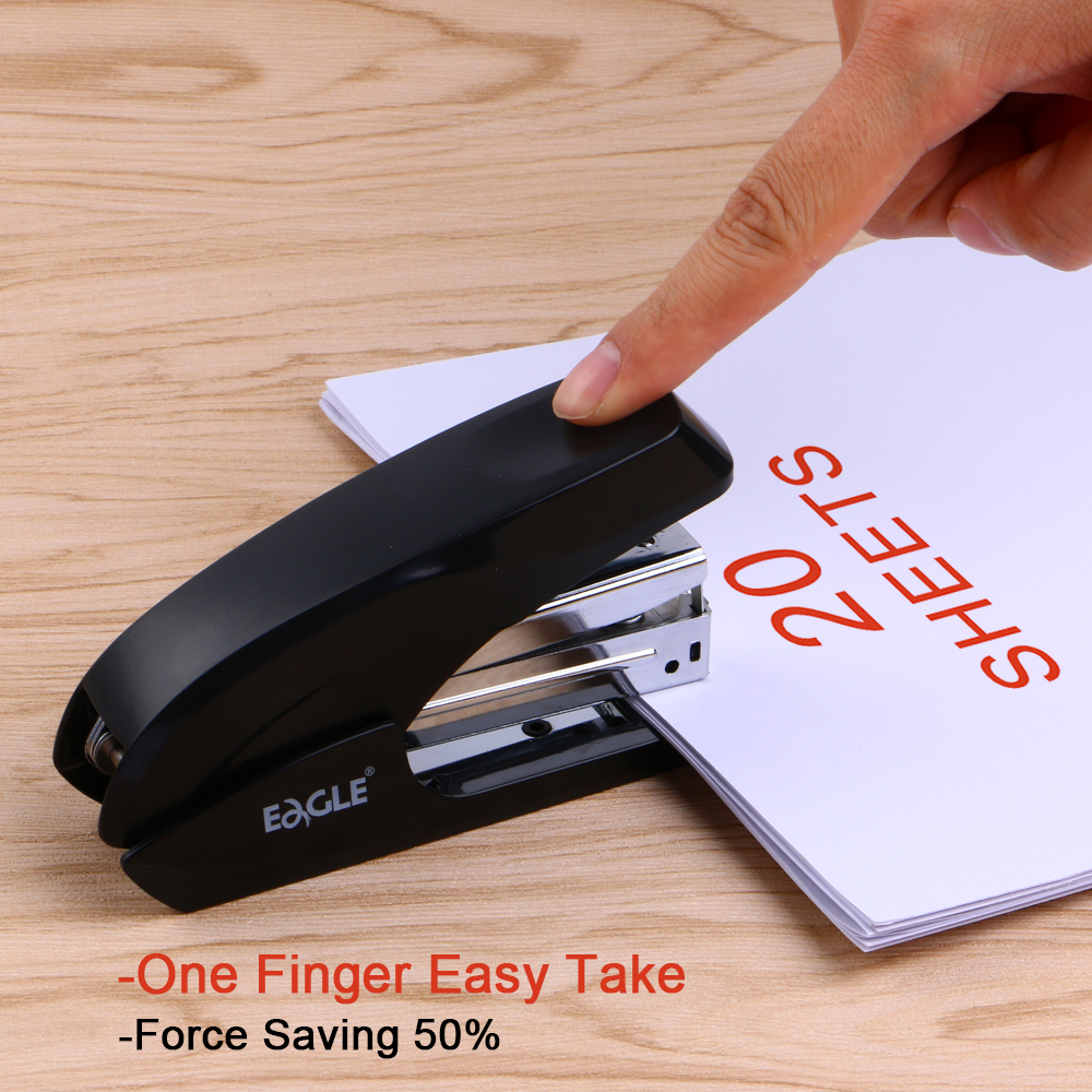 EAGLE High Quality Manual Stapler Paper Desk Hand-Held Office Paper Staple S5140
