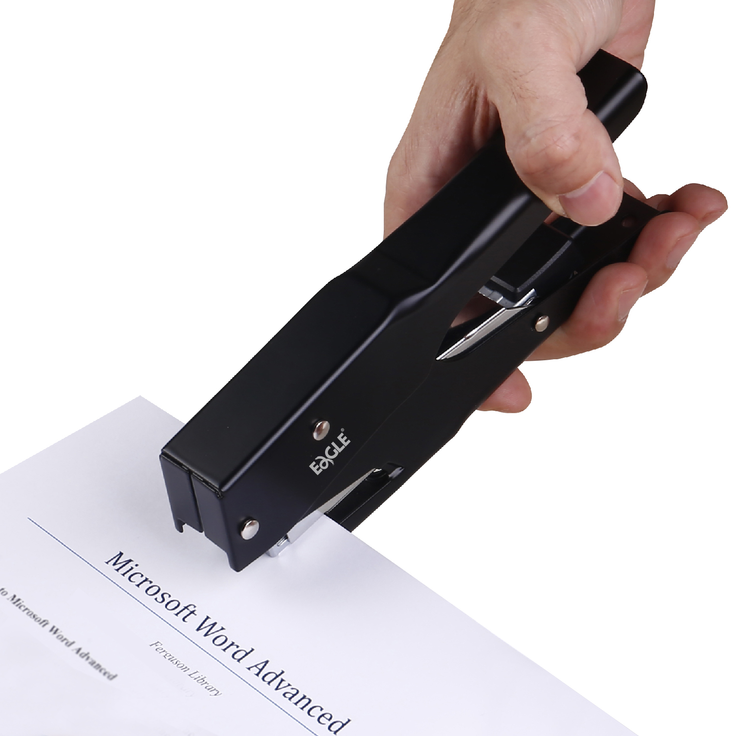 Eagle TYST872 Handheld 50 Sheets Paper Book Binding Stapler Effortless Hand Stapler Office Desktop Standard