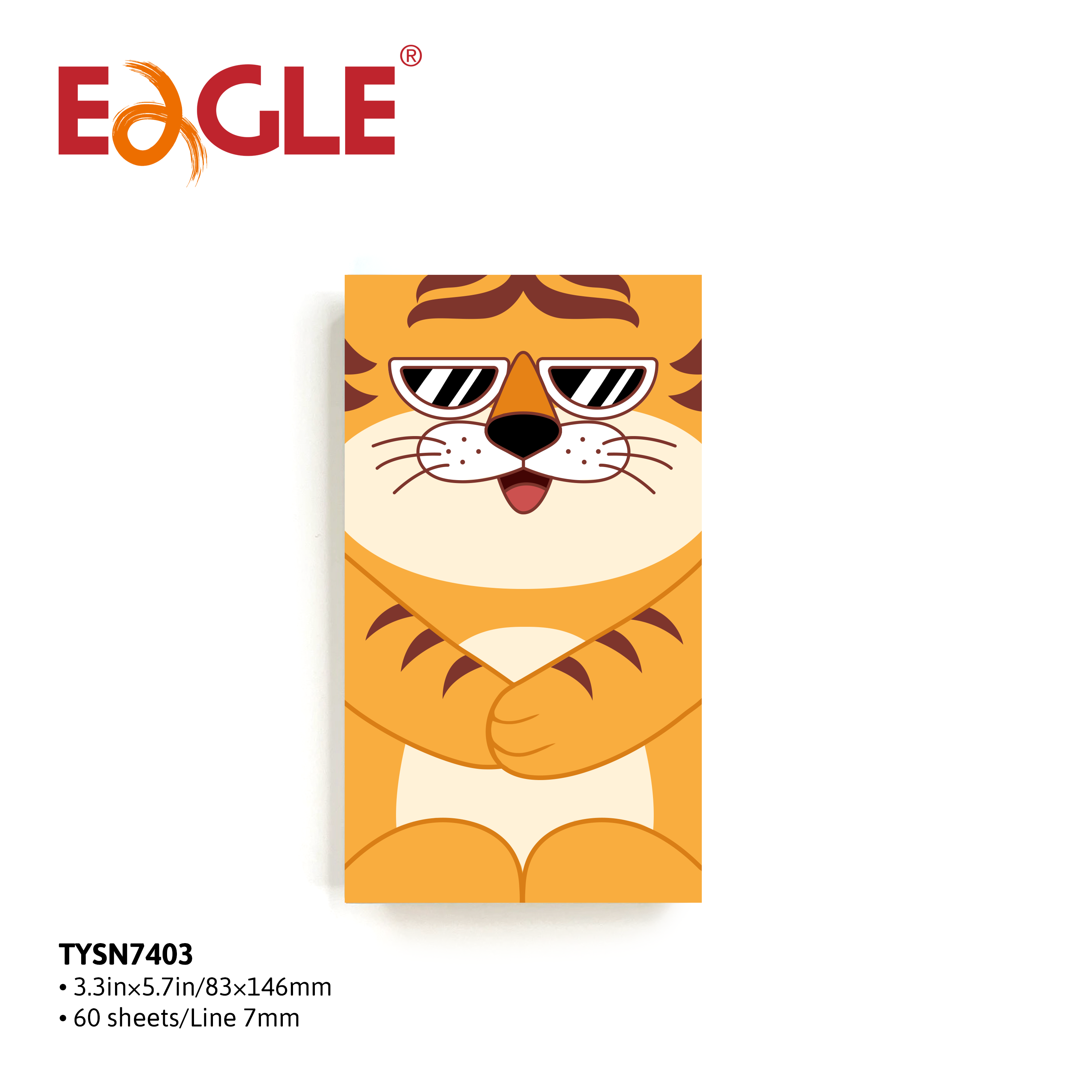 Notepads, Large Note Pads for Lists, Reminders, Grocery List, 60 Sheets per Pad, Animal Designs