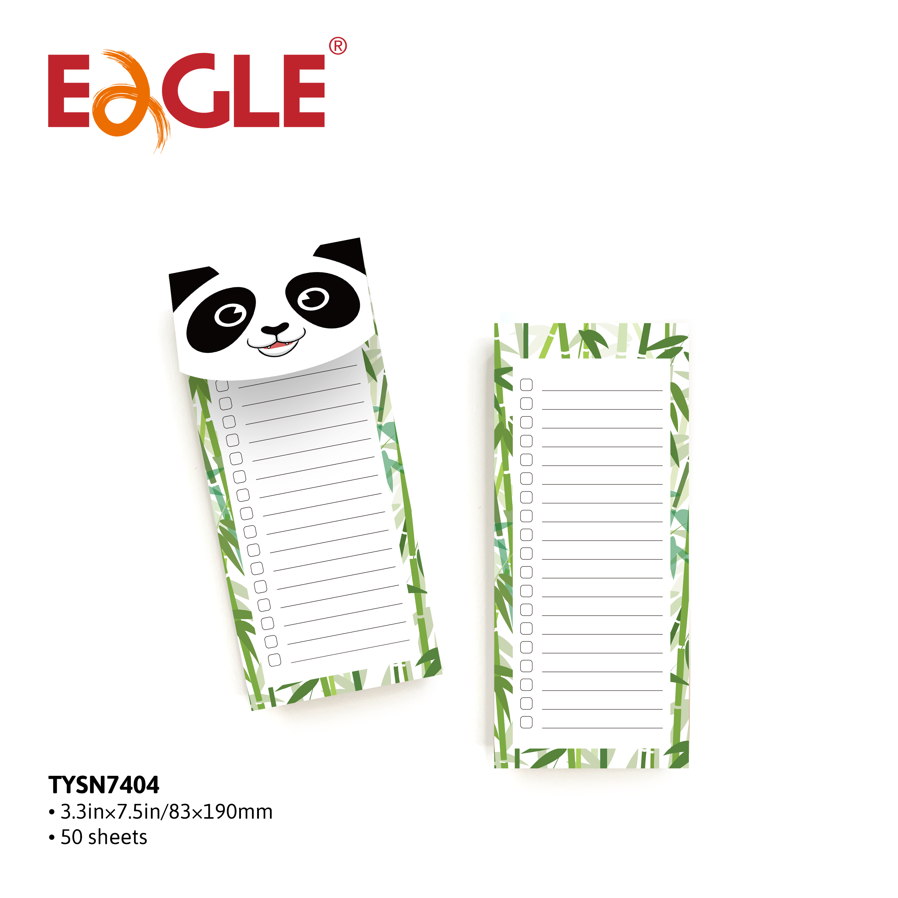 Notepads, Large Note Pads for Lists, Reminders, Grocery List, 50 Sheets per Pad, Animal Designs
