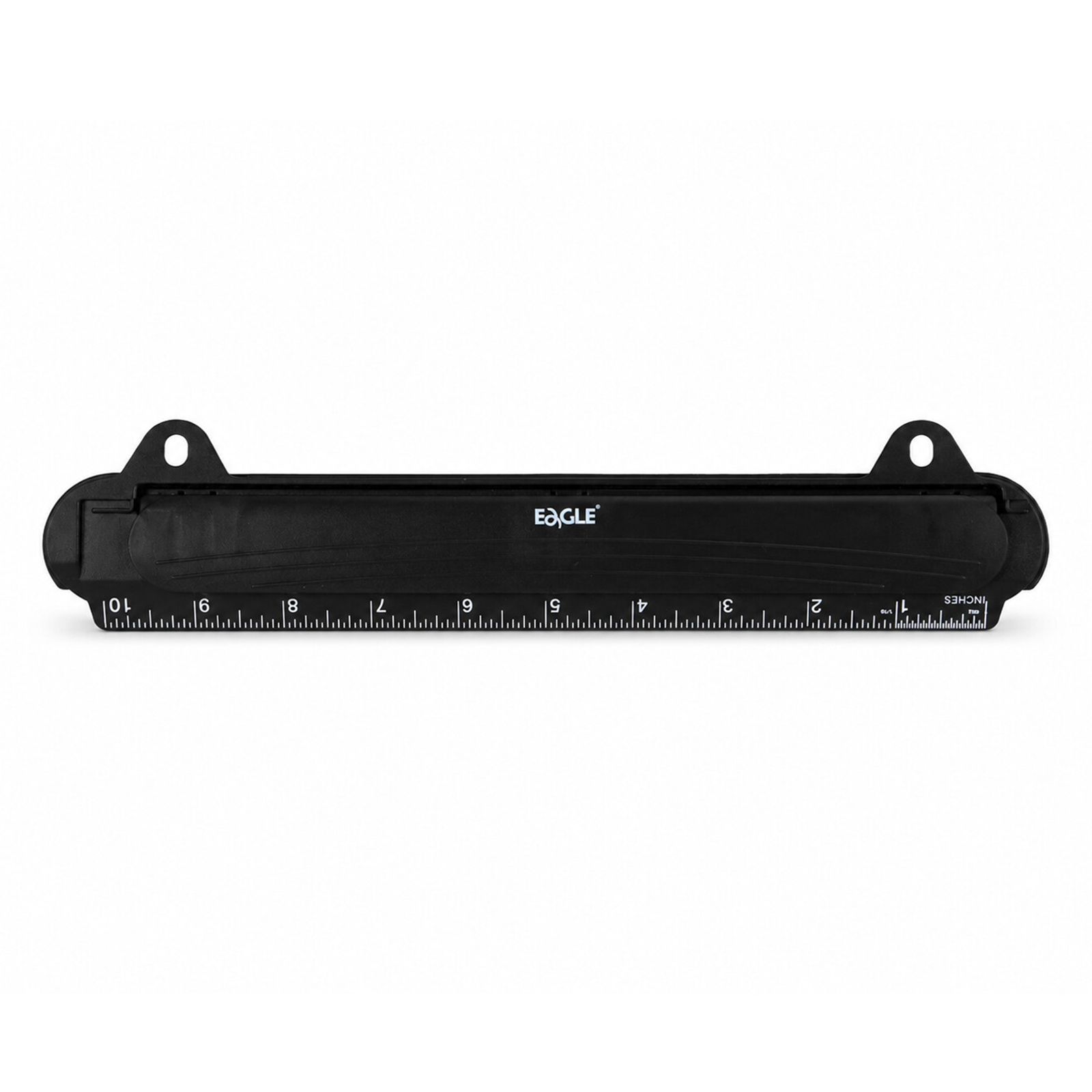Eagle TY241 Portable Ring Binder 3 Hole Paper Punch, 8 Sheets Capacity Ring Binders with Integrated Ruler
