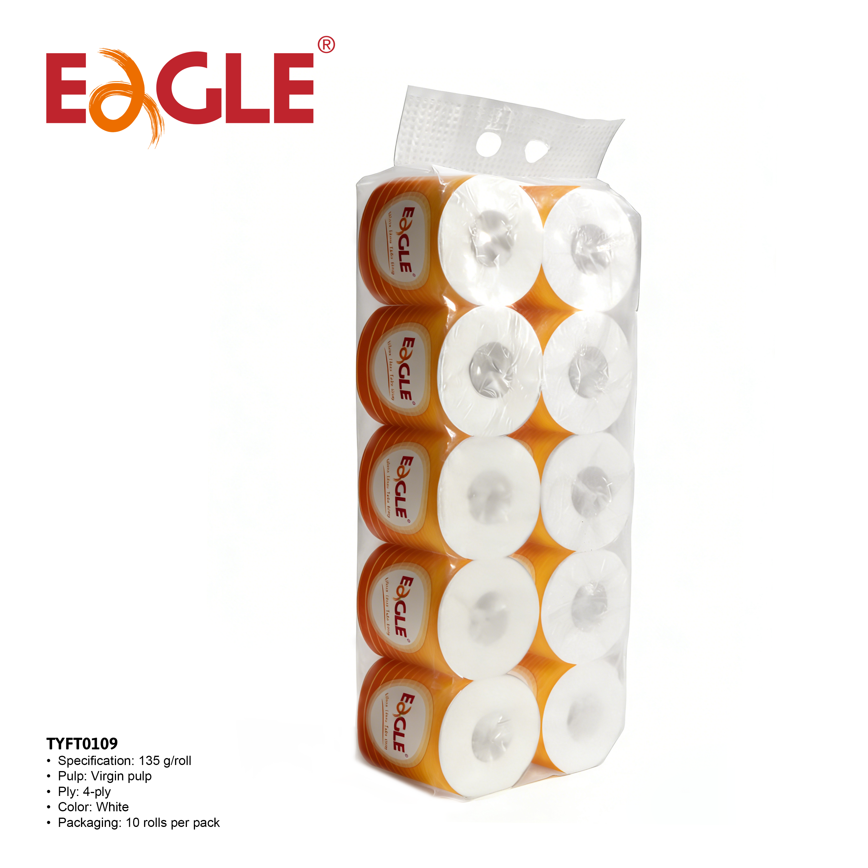 Soft Toilet Paper 10 Rolls
