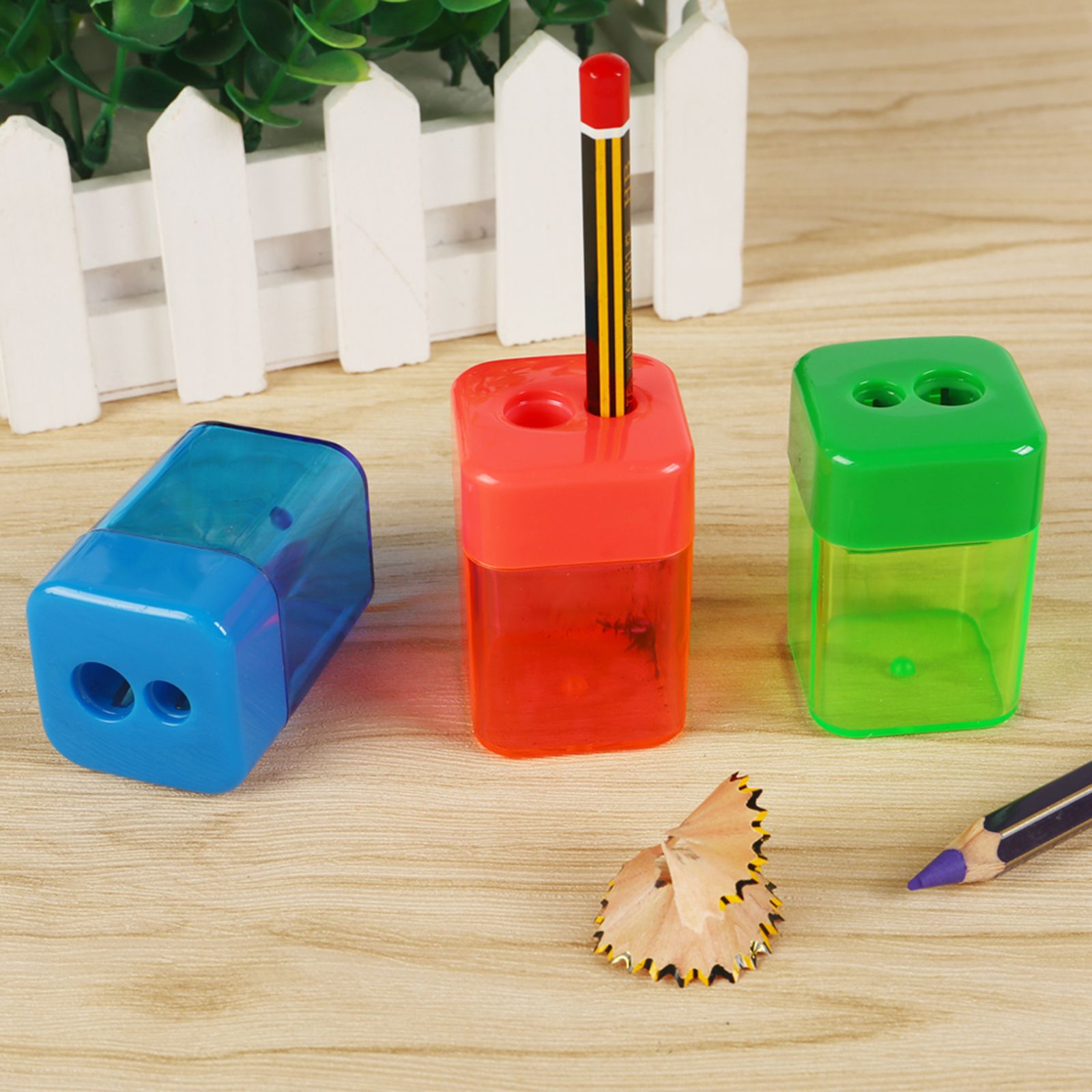 Eagle TYEL8002 Manual Pencil Sharpener, 2 Holes, Perfect for Kids