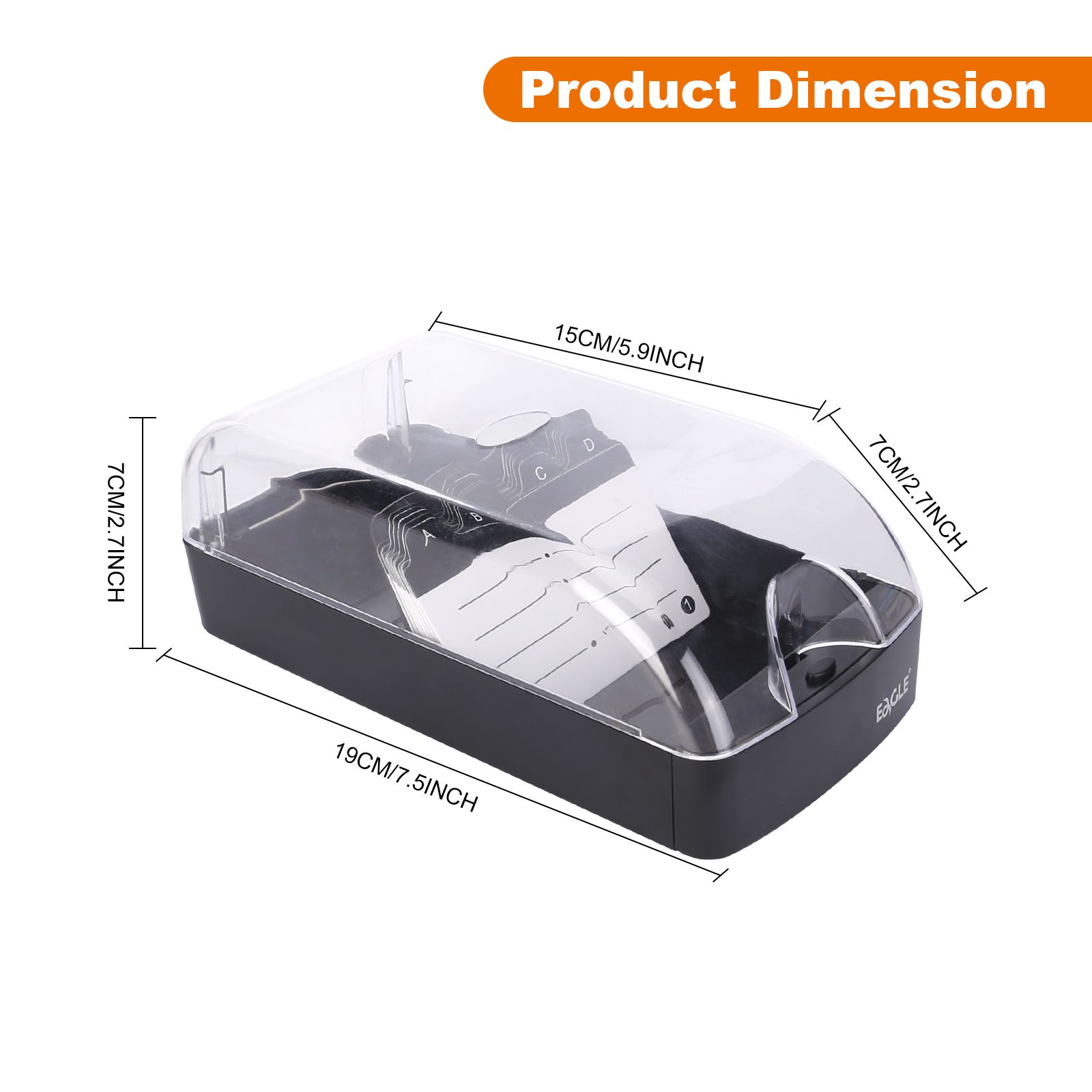 Porte-cartes de visite en plastique Eagle 808M