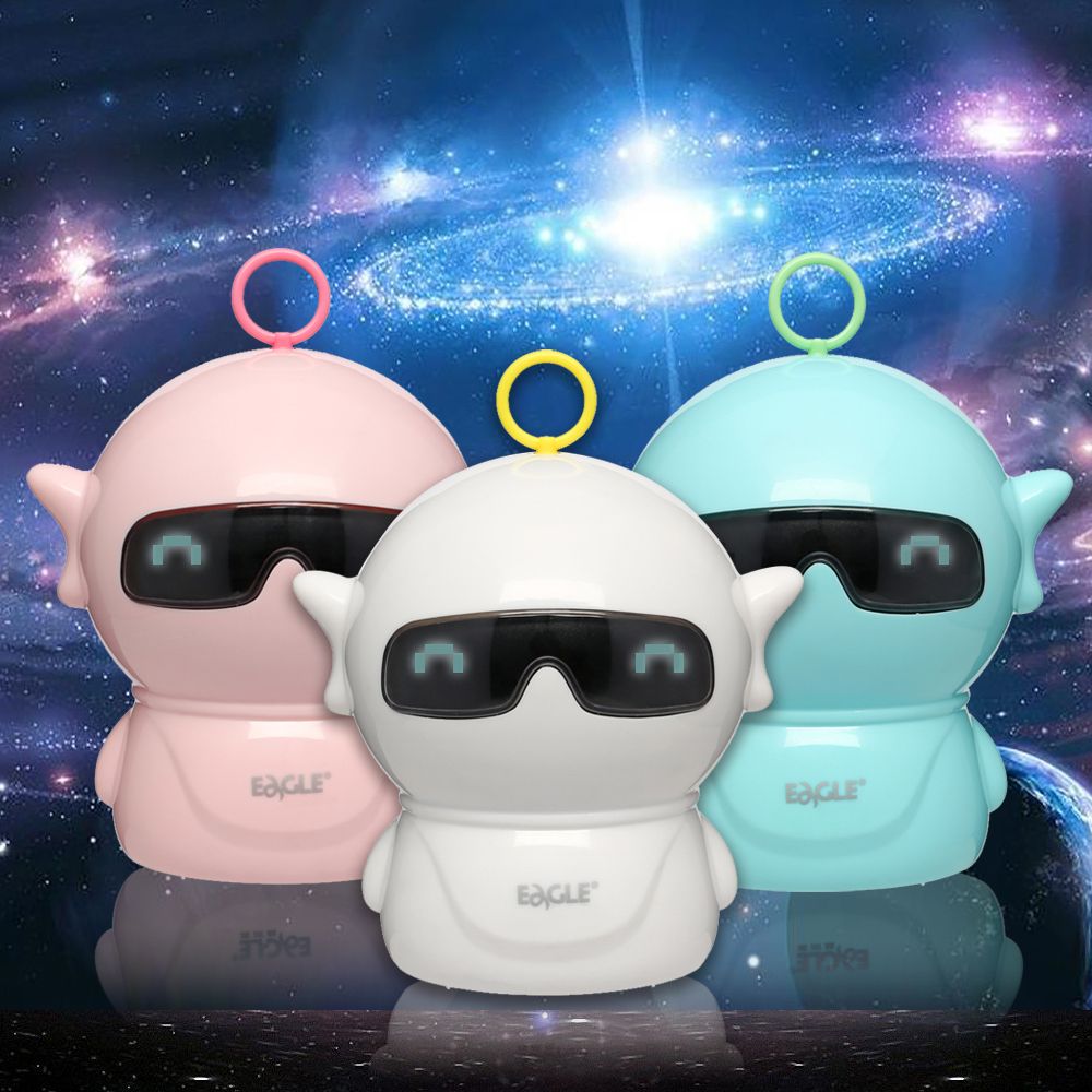 Taille-crayon électrique créatif EAGLE EG-5015 Taille-crayon portable pour enfants avec LED