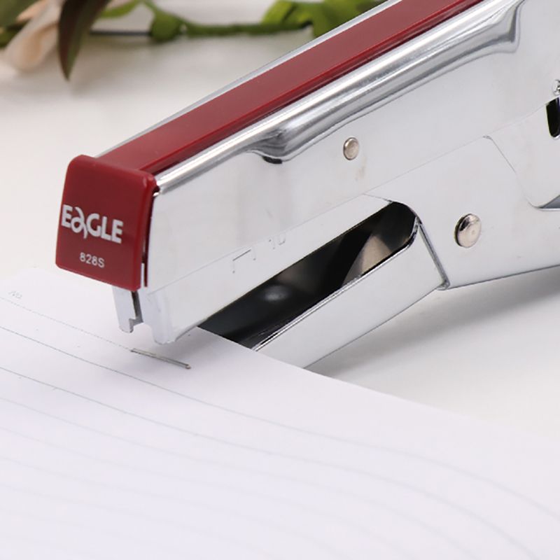 Agrafeuse classique EAGLE, fournitures de papeterie pour bureau, école, entreprise, agrafeuse en métal durable 828S