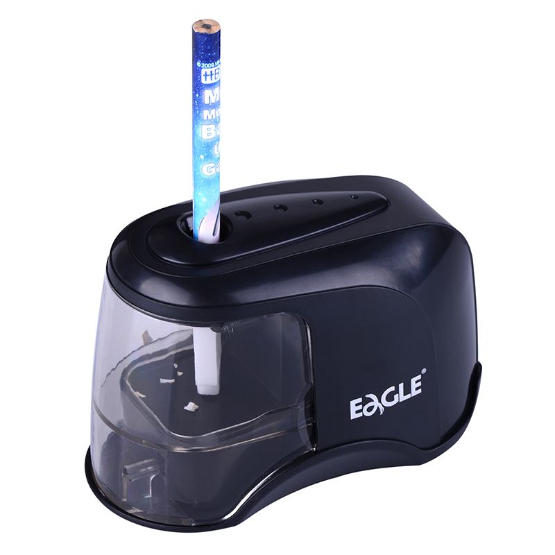 Eagle E5120 Taille-crayon automatique en gros d'usine Taille-crayon électrique alimenté par batterie/USB pour enfants