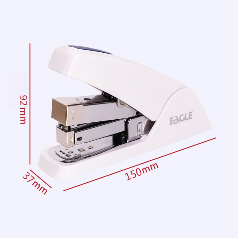 Agrafeuse de bureau de style basique de haute qualité EAGLE, boîte personnalisée manuelle avec logo, mini agrafeuse à papier S5109