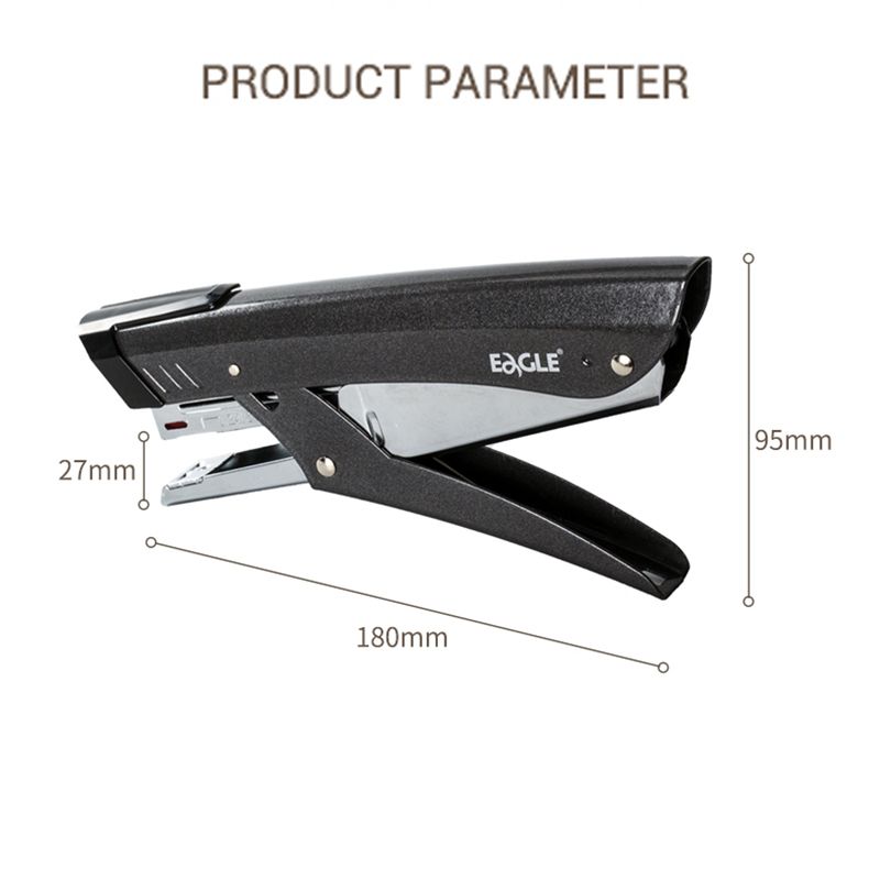 Agrafeuse manuelle en métal pour papier standard de bureau de haute qualité EAGLE S7107